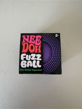 NEE DOH Fuzz Ball - Purple Velvet Squeeze
